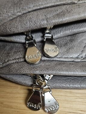 SASH Bag Gray Leather